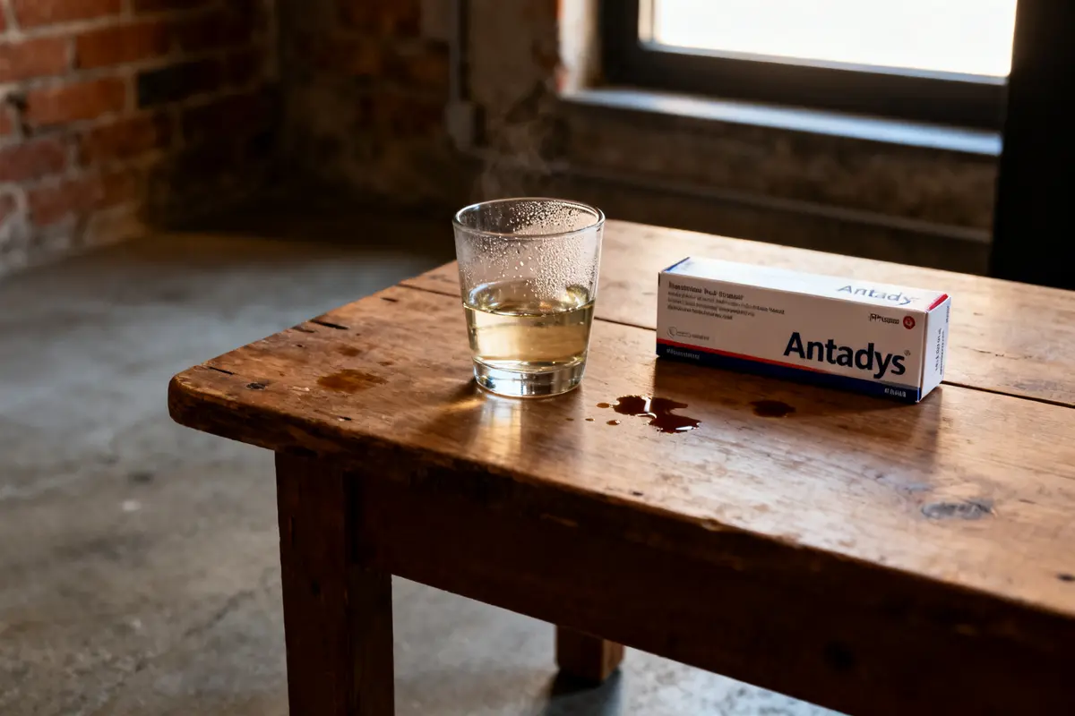 Antadys et alcool : posologie, dangers et effets indésirables ⚠️