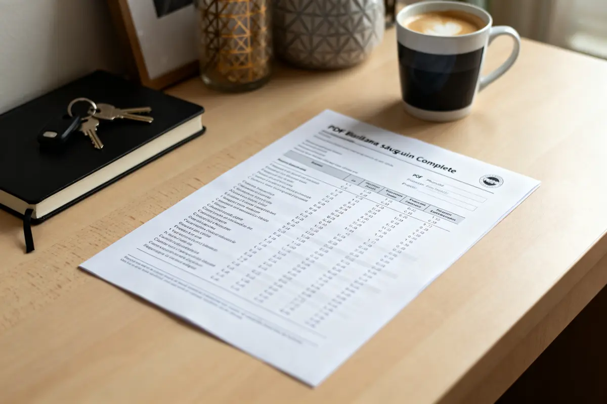 Bilan sanguin complet en PDF : Liste, résultats et valeurs